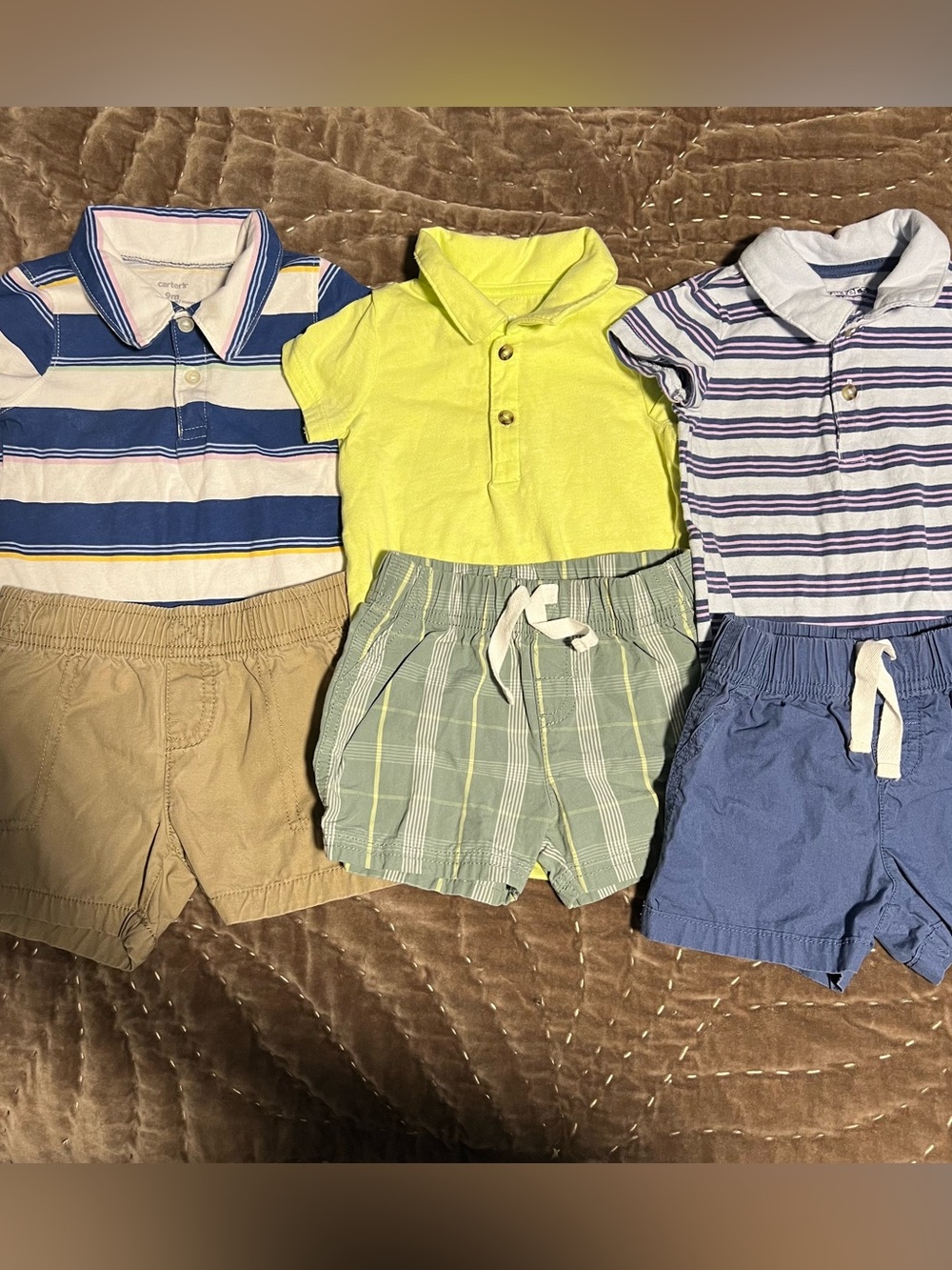 Carters Baby Boy Summer, Spring Clothing Bundle